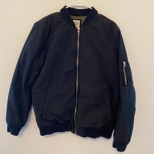 GAP black bomber jacket (mens)